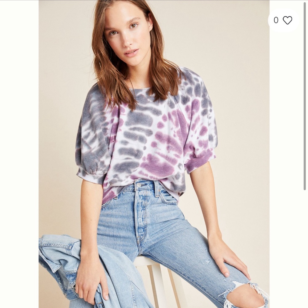 Maeve Sami Puff-Sleeved Sweatshirt